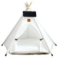 Cozy Small Pet Teepee House with Soft Washable Pad