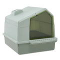 Easy Clean Covered Cat Litter Box with Scoop Included