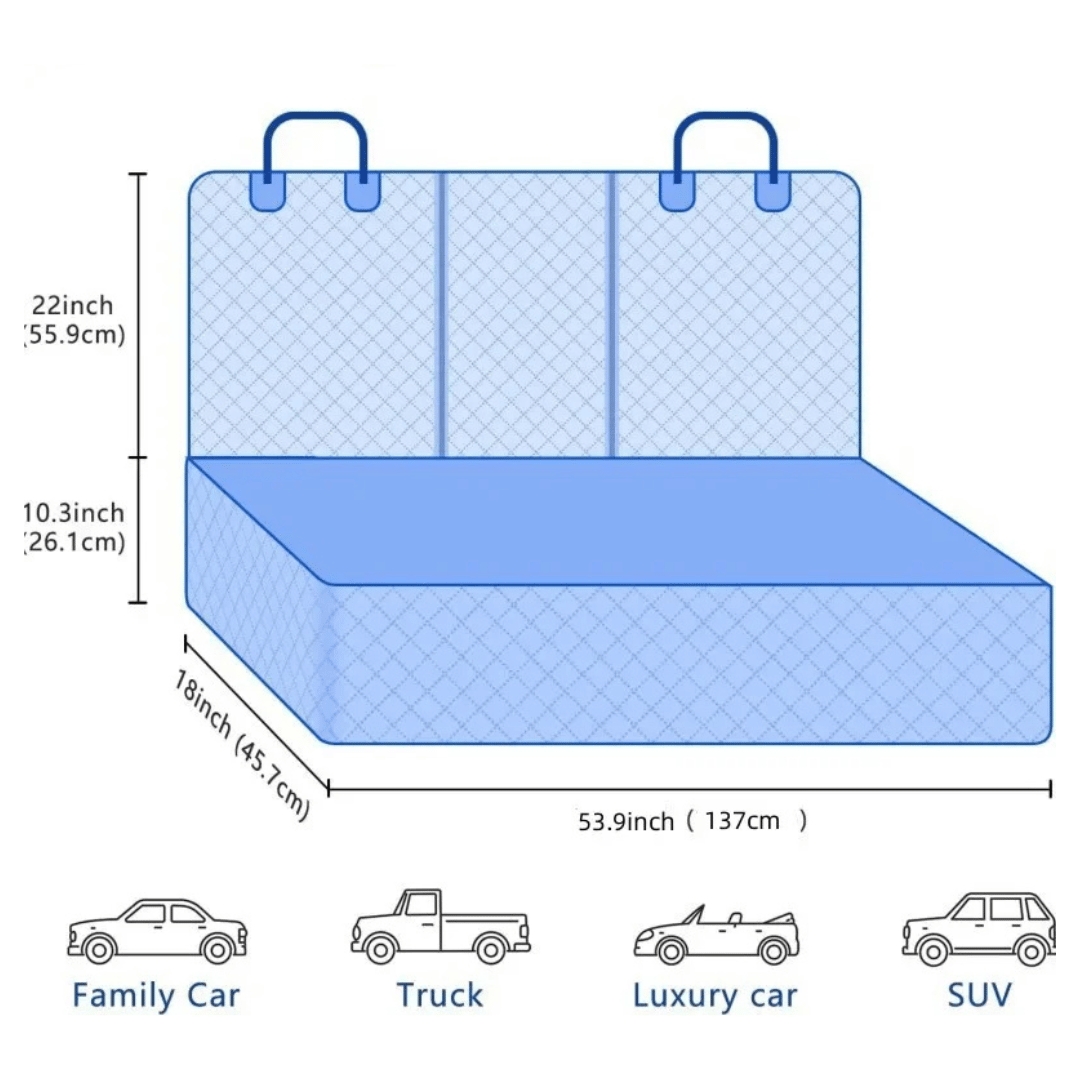 Durable Pet Car Seat Protector Hammock