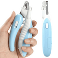Easy Grip Pet Nail Trimmer with LED Light & Safety Guard