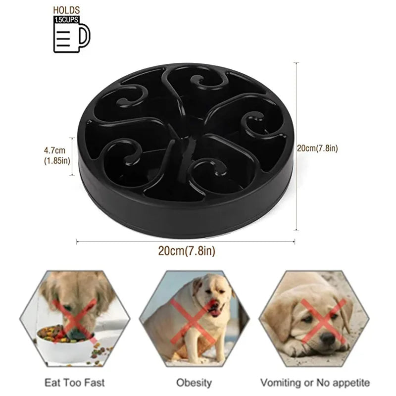 Stable Non-Slip Dog Food Bowl for Healthy Eating