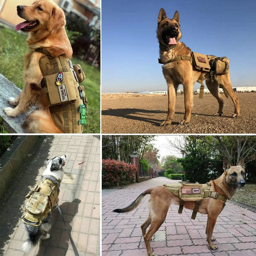 Durable Outdoor Dog Training Vest with Pockets