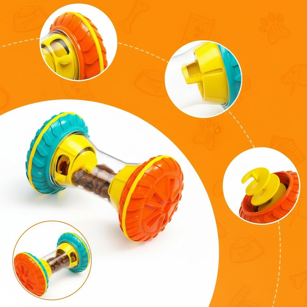Interactive Dog Toys for Boredom, Dog Puzzle Toys for Mental Stimulation, Treat Dispenser Slow Feeder Enrichment Toy