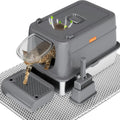 XL Stainless Steel Enclosed Cat Litter Box with Removable Tray - 3 Colours