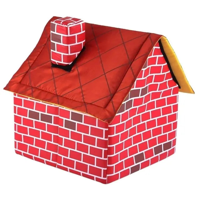 Cozy Playhouse Dog Crate Pet Bed
