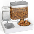 2-in-1 Gravity Pet Feeder and Water Dispenser - Automatic Food & Water Station