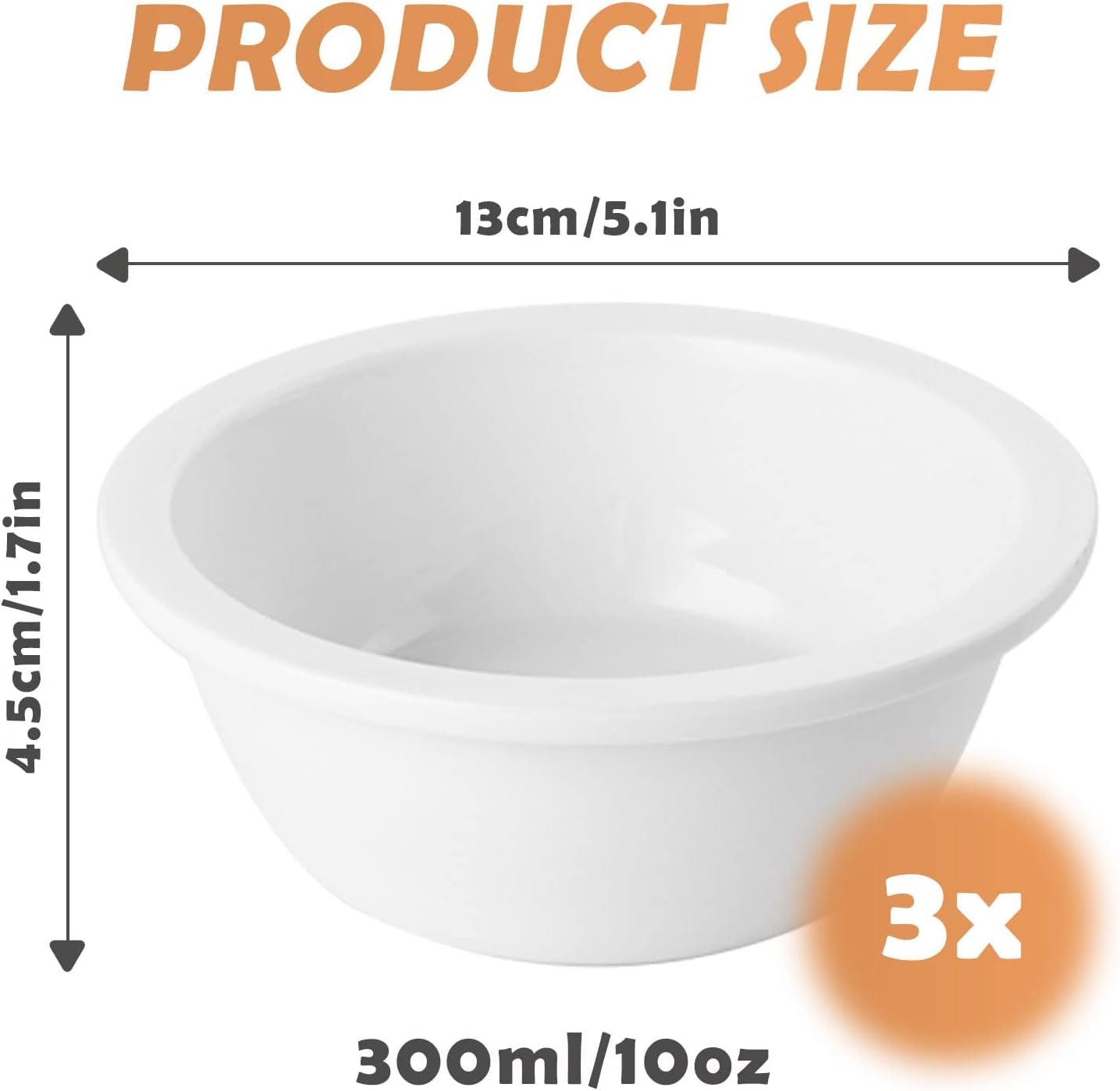 Cat Bowl, Ceramic Cat Food Bowls With 15° Tilted Wood Stand,Raised Cat Bowls for Food and Water, Bamboo Cat Feeding Station with Cat Food Mat for Cats and Puppy (3 Bowls with Stand)