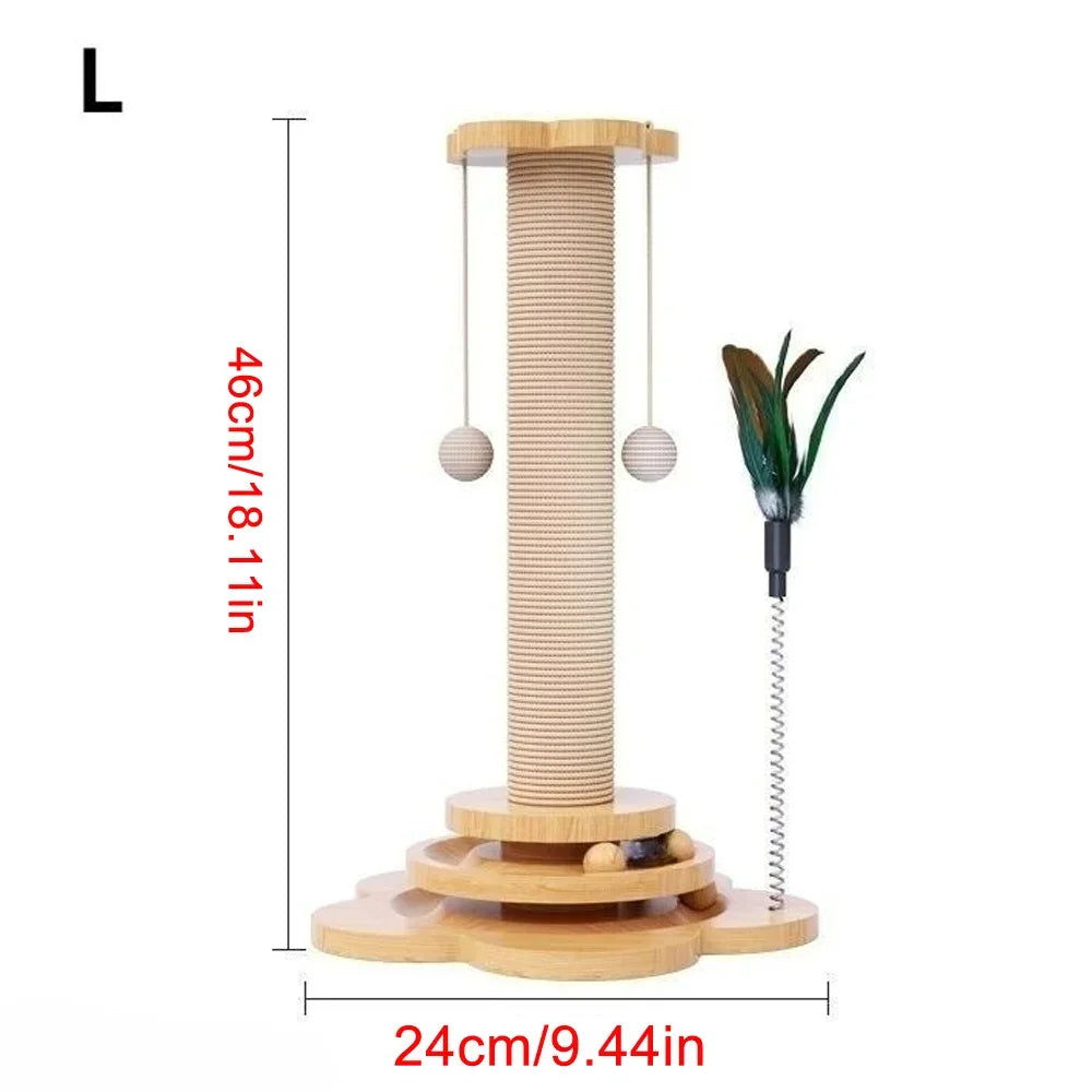 Pet Friendly Cat Tower Scratcher Post
