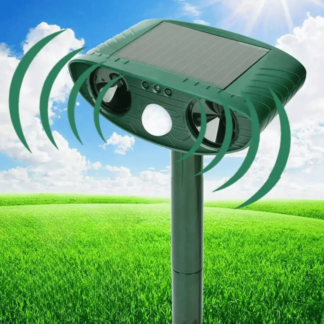 Solar Powered Pest Repeller for Garden and Yard