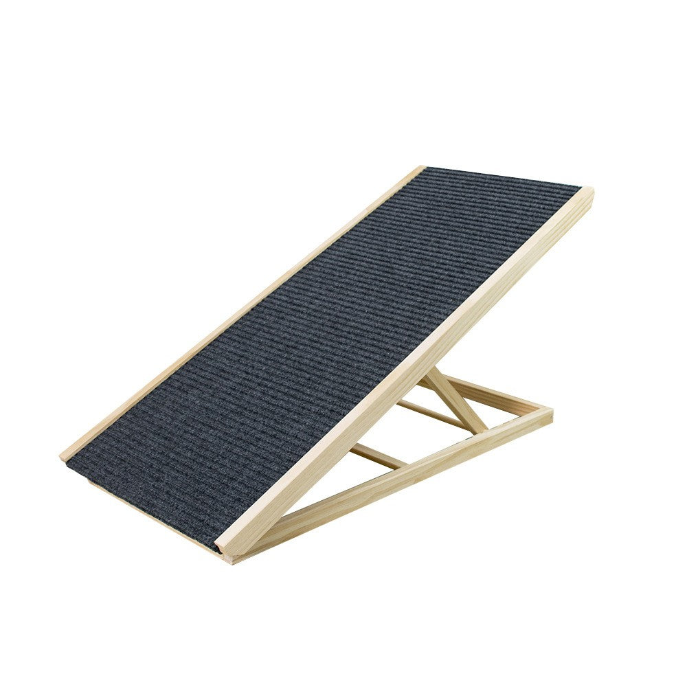Adjustable Heights Dog Pet Ramp Foldable Stairs Non-Slip Ramp for Car Bed Sofa