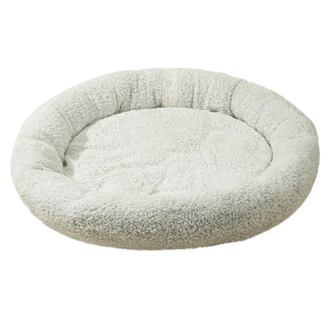 Cozy Round Plush Cat Bed