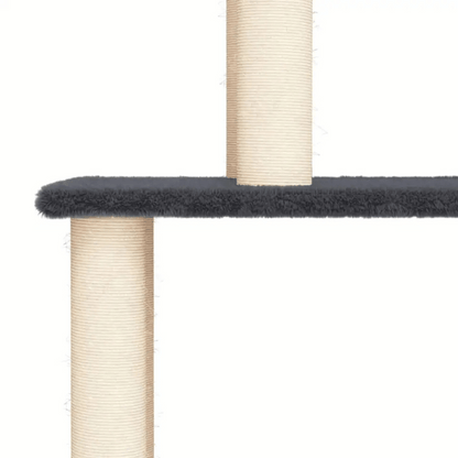 Tall Cat Tower with Multiple Perches & Scratching Posts