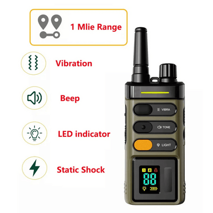Long Range Remote Trainer Collar for Large Dogs