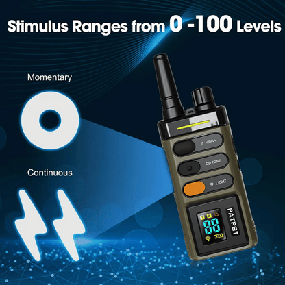 Long Range Remote Trainer Collar for Large Dogs