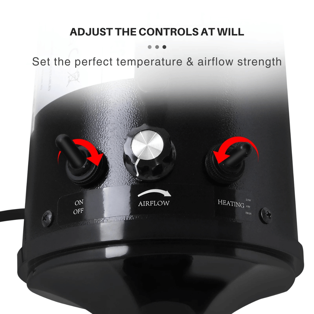 Quiet Pet Dryer with Adjustable Heat & Interchangeable Tips