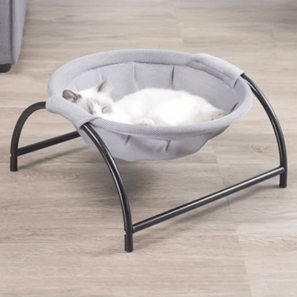 Sturdy Wooden Cat Hammock Bed with Solid Frame