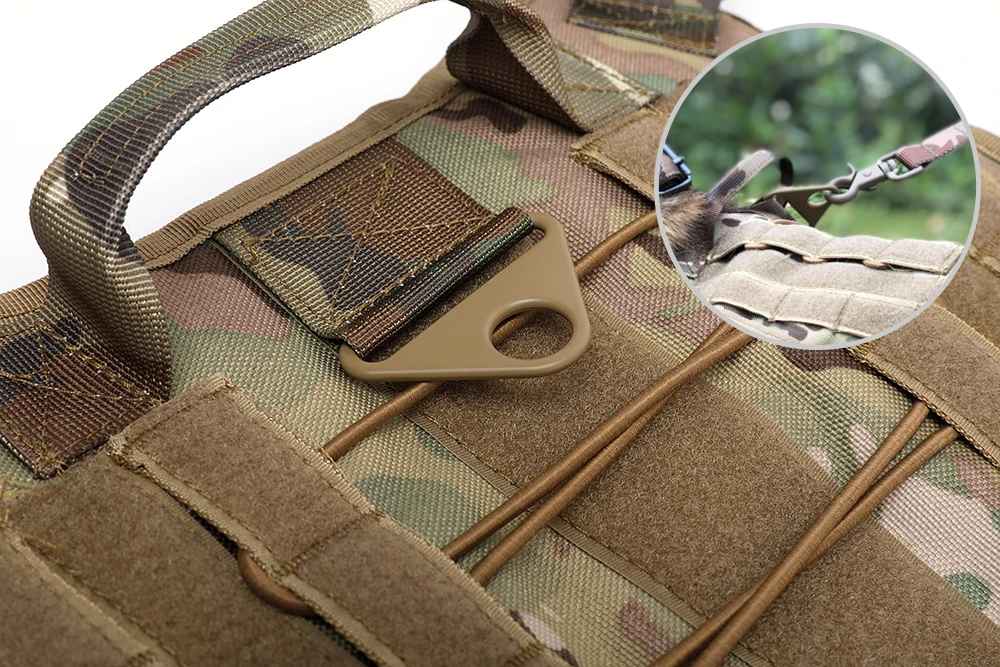 Tough Dog Training Vest with Leash and Pouch Set