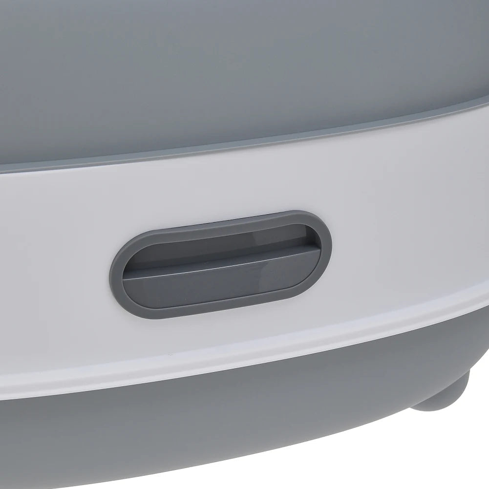 Large Covered Cat Litter Box with UV Sanitizer & Anti Slip Base