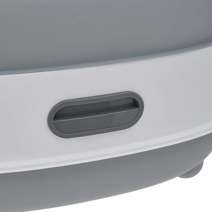 Large Covered Cat Litter Box with UV Sanitizer & Anti Slip Base