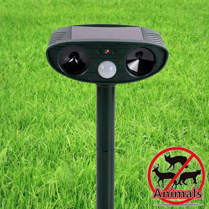 Solar Powered Pest Repeller for Garden and Yard