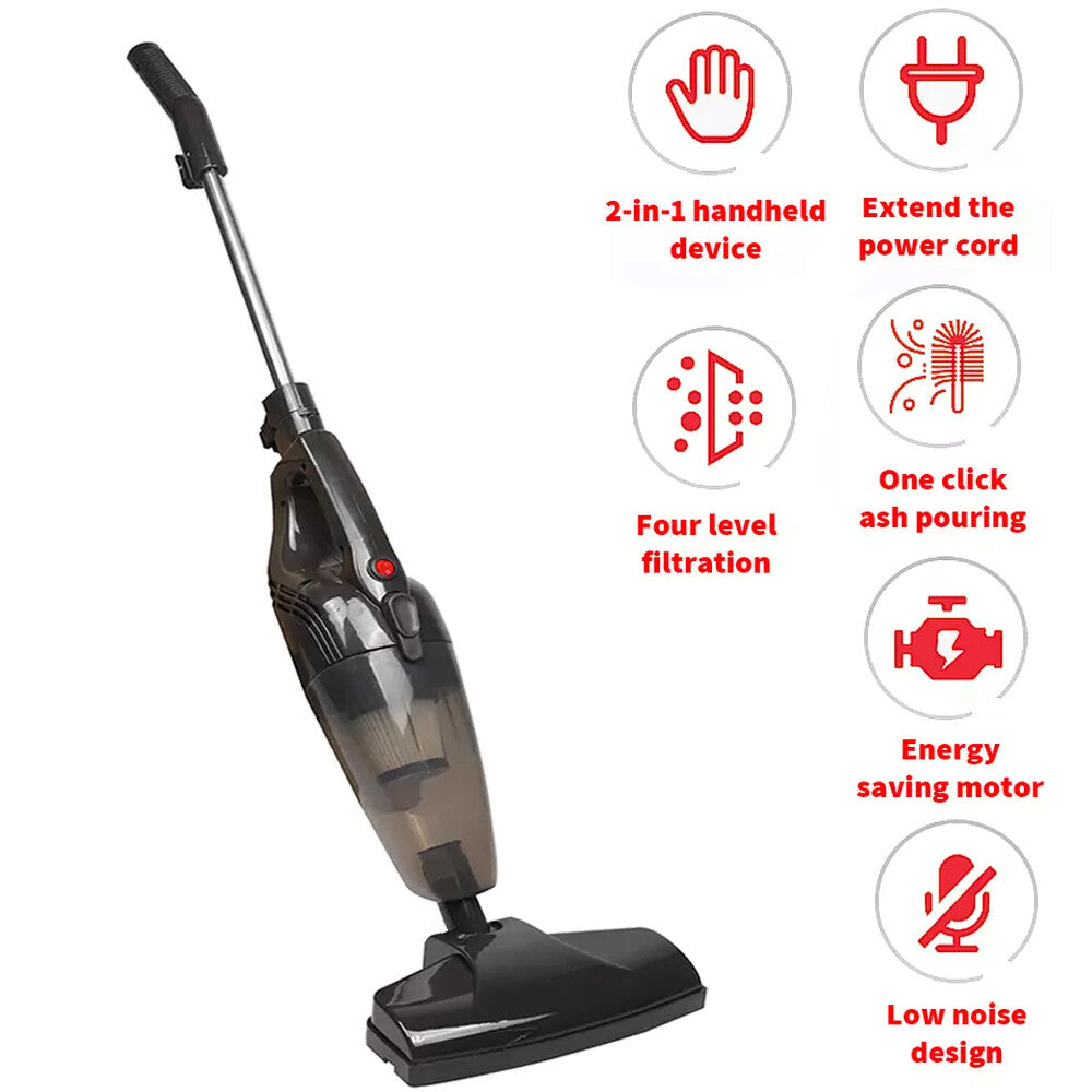 2-in-1 Stick Handheld Vacuum Vacuum Cleaner For Carpet Floor Pet Hair 15000pa