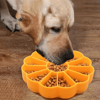 Interactive Dog Food Bowl with Non Slip Base