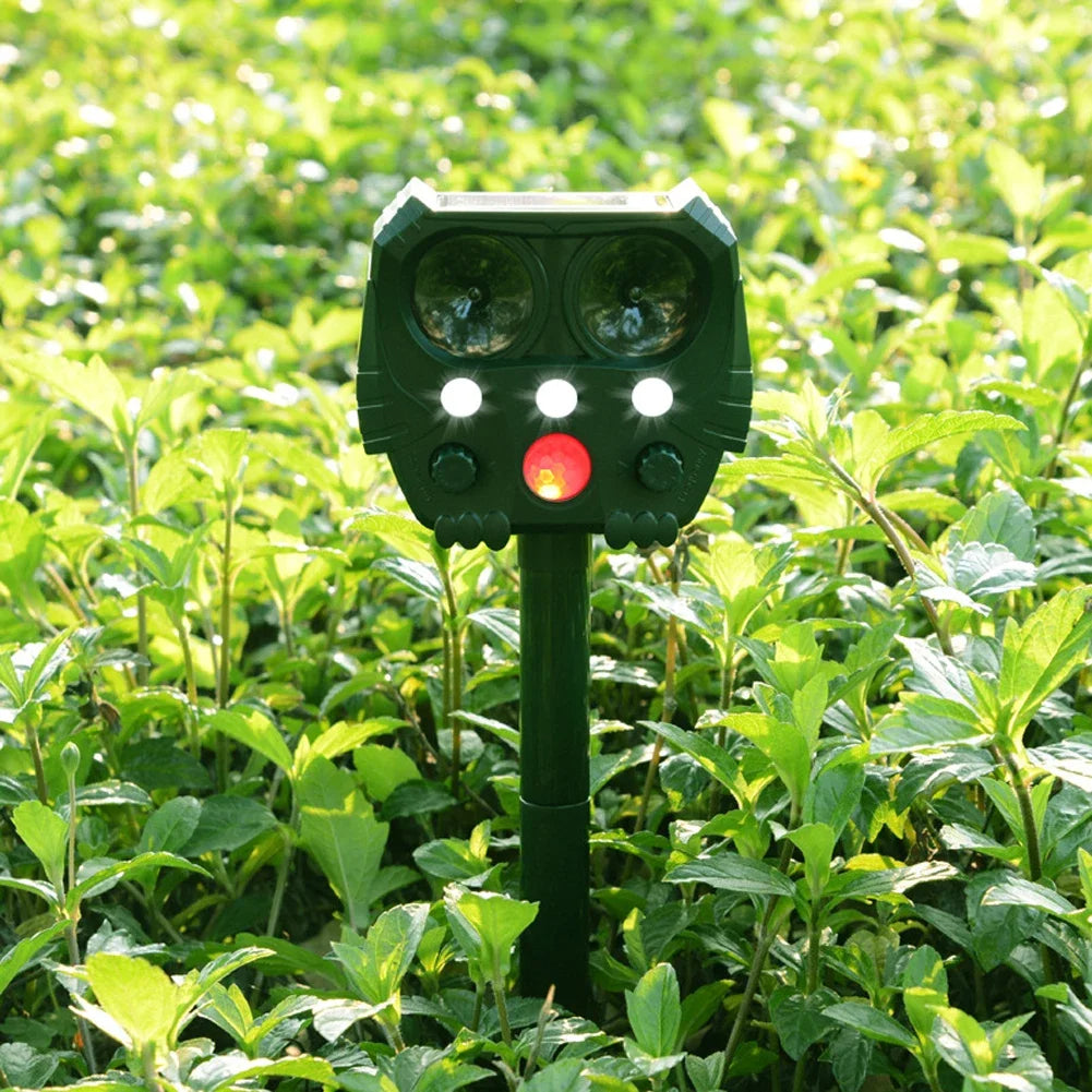Outdoor Motion Activated Animal Repellent Device