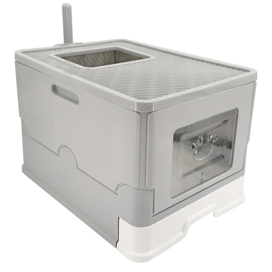 Hidden Cat Litter Box with Dual Entry and Easy Clean Tray - LifyPet