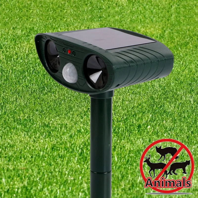 Solar Powered Pest Repeller for Garden and Yard