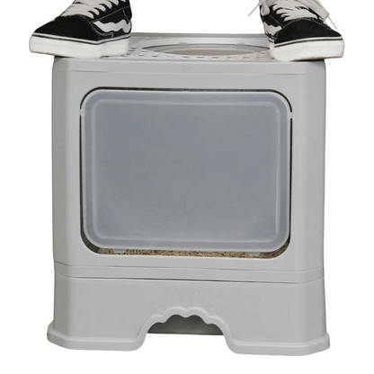 Large Hidden Cat Litter Box with Easy Clean Tray