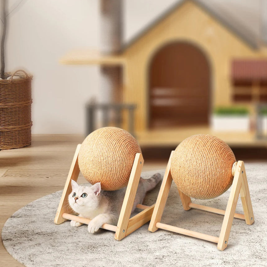Portable Cat Scratcher Tower Ball