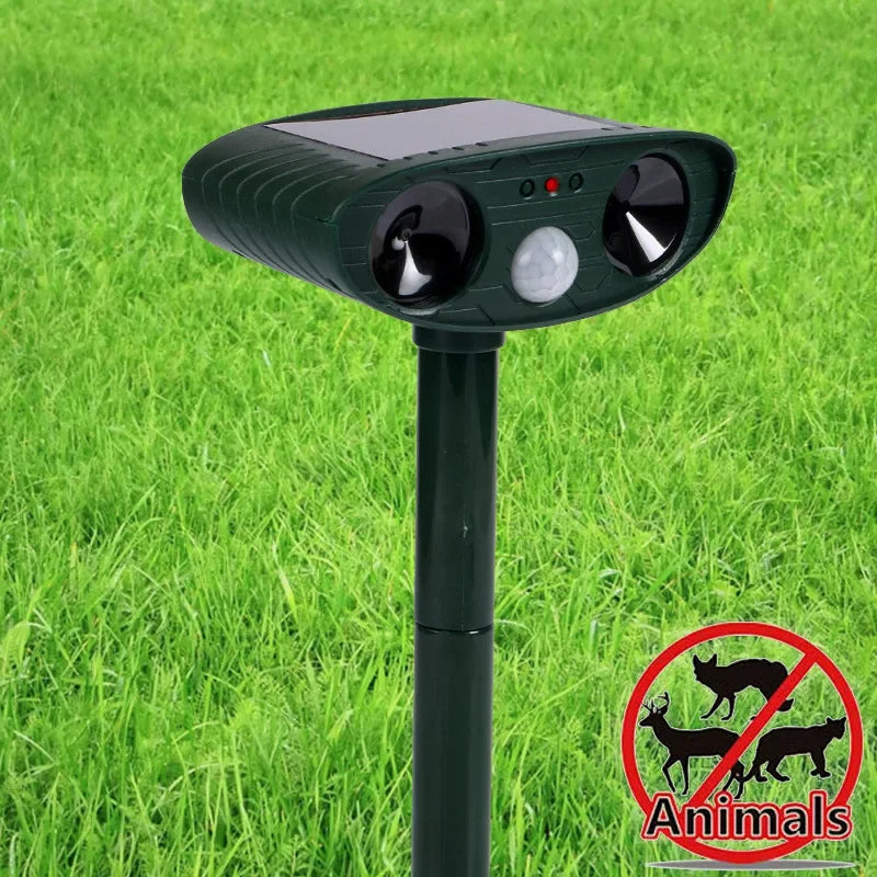 Solar Powered Pest Repeller for Garden and Yard