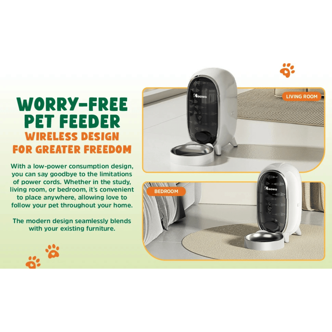 Smart Automatic Pet Feeder with WiFi and Mobile App