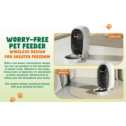 Smart Automatic Pet Feeder with WiFi and Mobile App