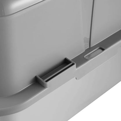 Large Covered Cat Litter Box with Metal Pan & Scoop