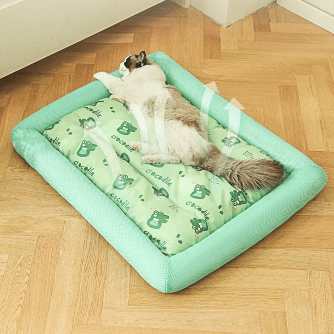 Cooling Pet Mat for Dogs and Cats, Washable Summer Pad