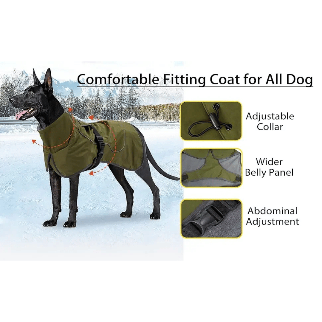 Warm Insulated Dog Winter Jacket