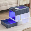Odor Control Cat Litter Box with Easy Clean Tray