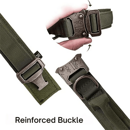Strong Durable Tactical Dog Collar for Big Dogs