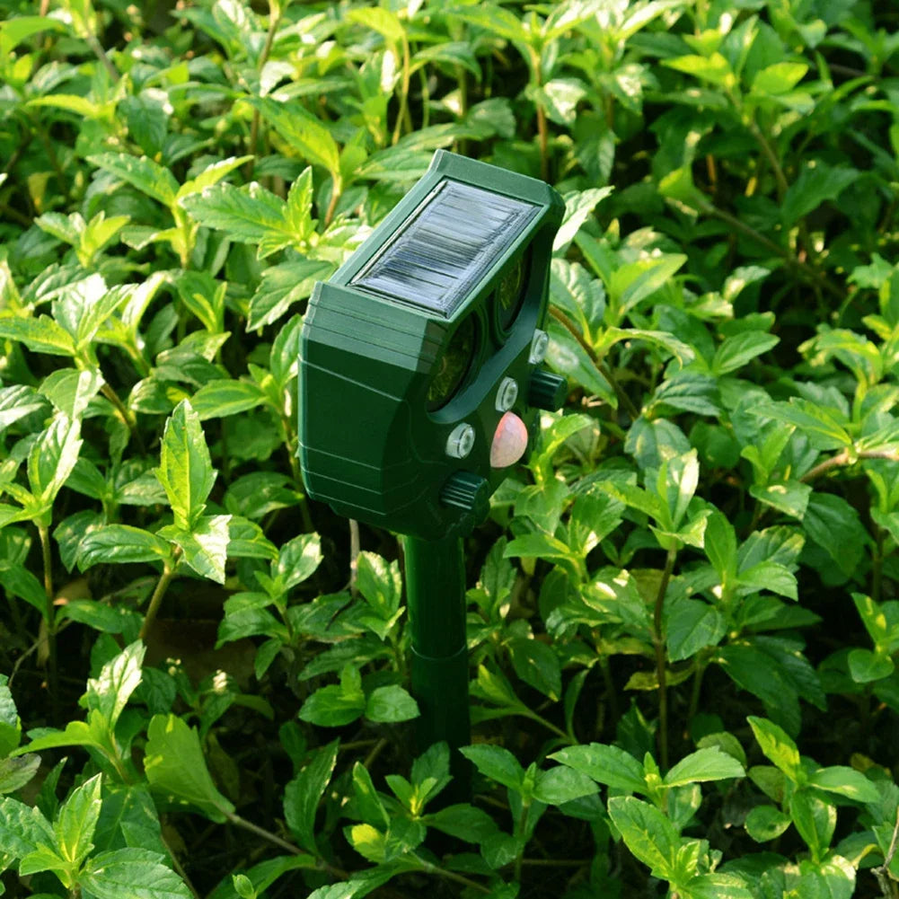 Outdoor Motion Activated Animal Repellent Device