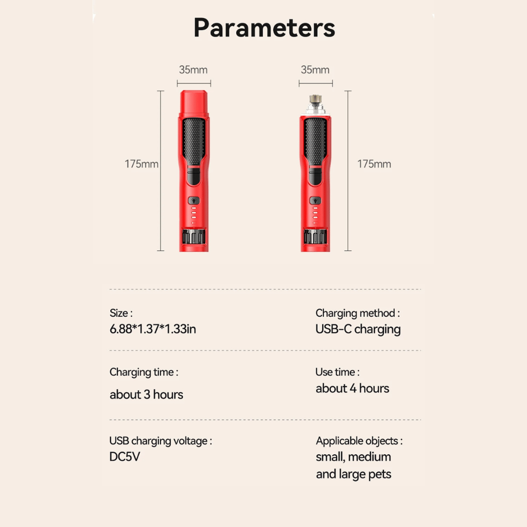 Gentle Pet Nail Trimmer with LED Light