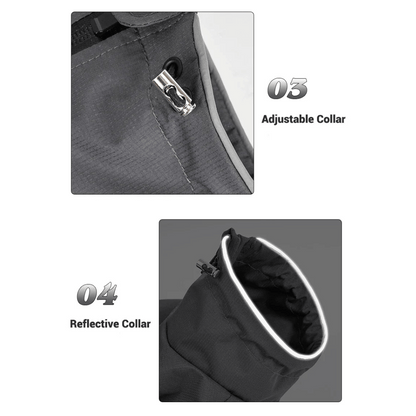 Waterproof Pet Coat with Built-In Dog Harness