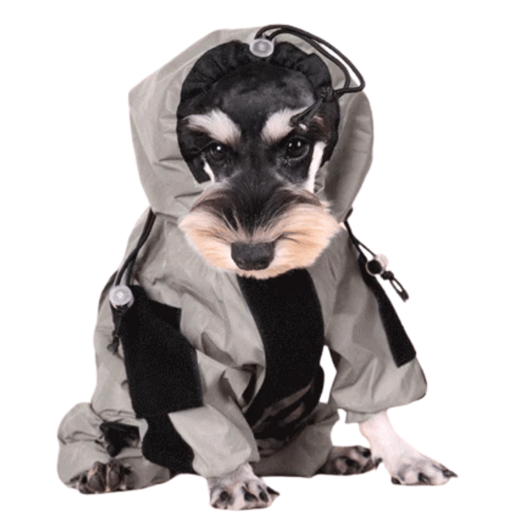 Waterproof Dog Rain Jacket with Adjustable Hood