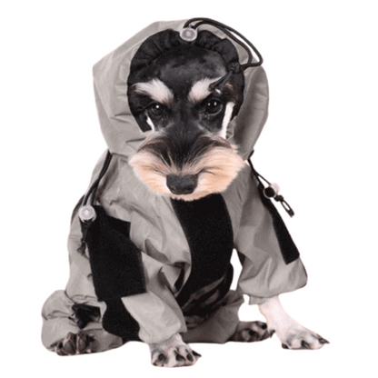 Waterproof Dog Rain Jacket with Adjustable Hood