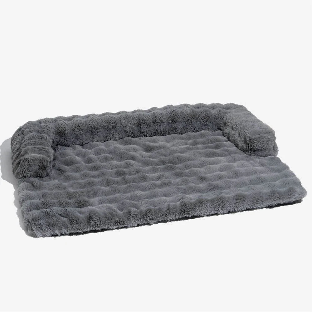 Plush Pet Sofa Cover with Pillow for Small Dogs Cats
