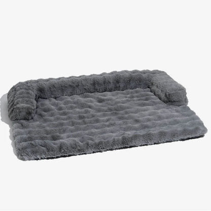 Plush Pet Sofa Cover with Pillow for Small Dogs Cats