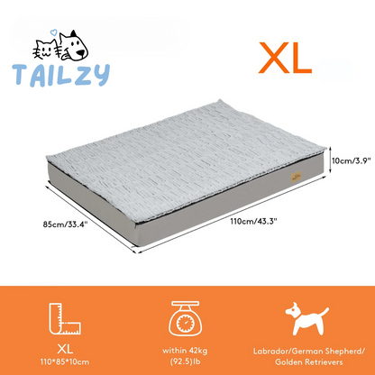 Comfortable Large Dog Bed Mattress with Soft Fleece Top