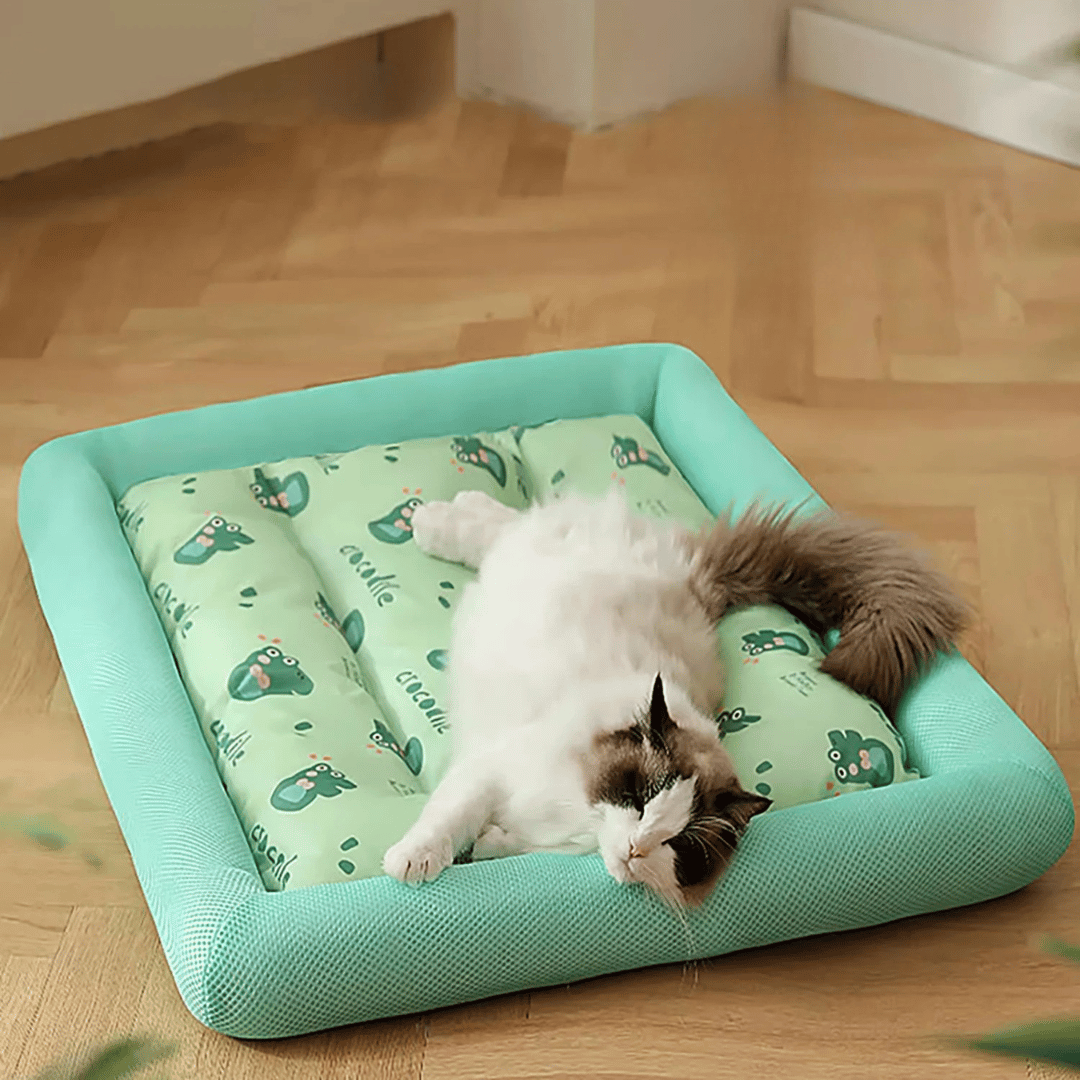 Cooling Pet Mat for Dogs and Cats, Washable Summer Pad