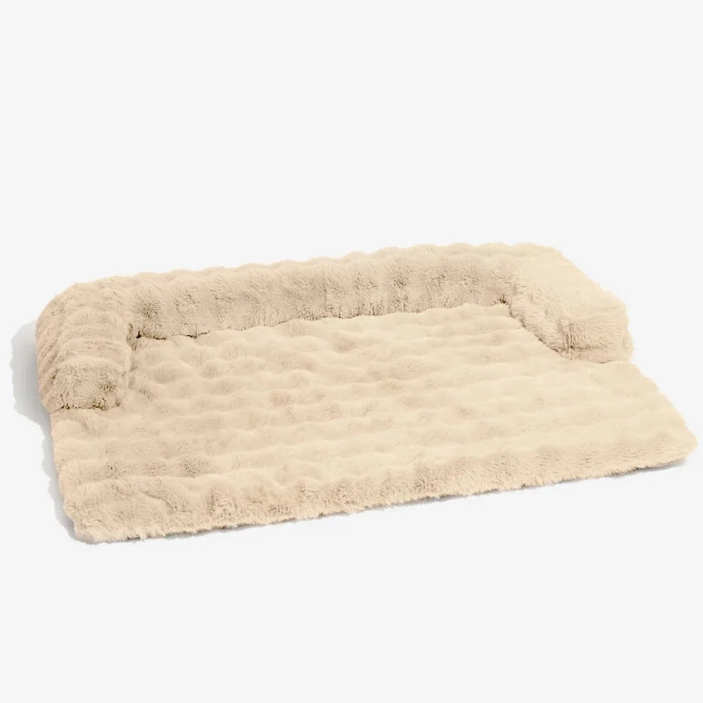 Plush Pet Sofa Cover with Pillow for Small Dogs Cats