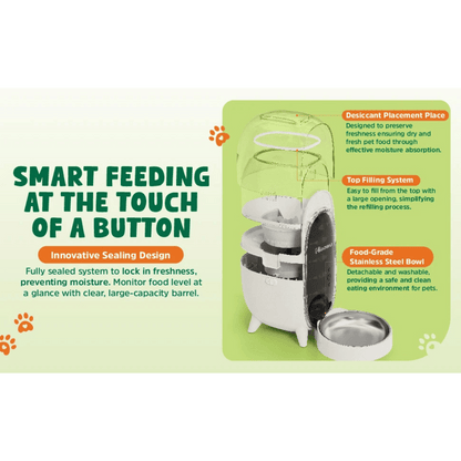 Smart Automatic Pet Feeder with WiFi and Mobile App